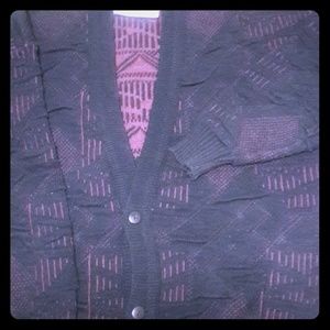 Winter sweater button-down